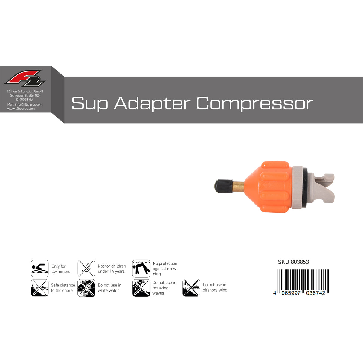 F2 SUP Adapter Compressor 2024/25
