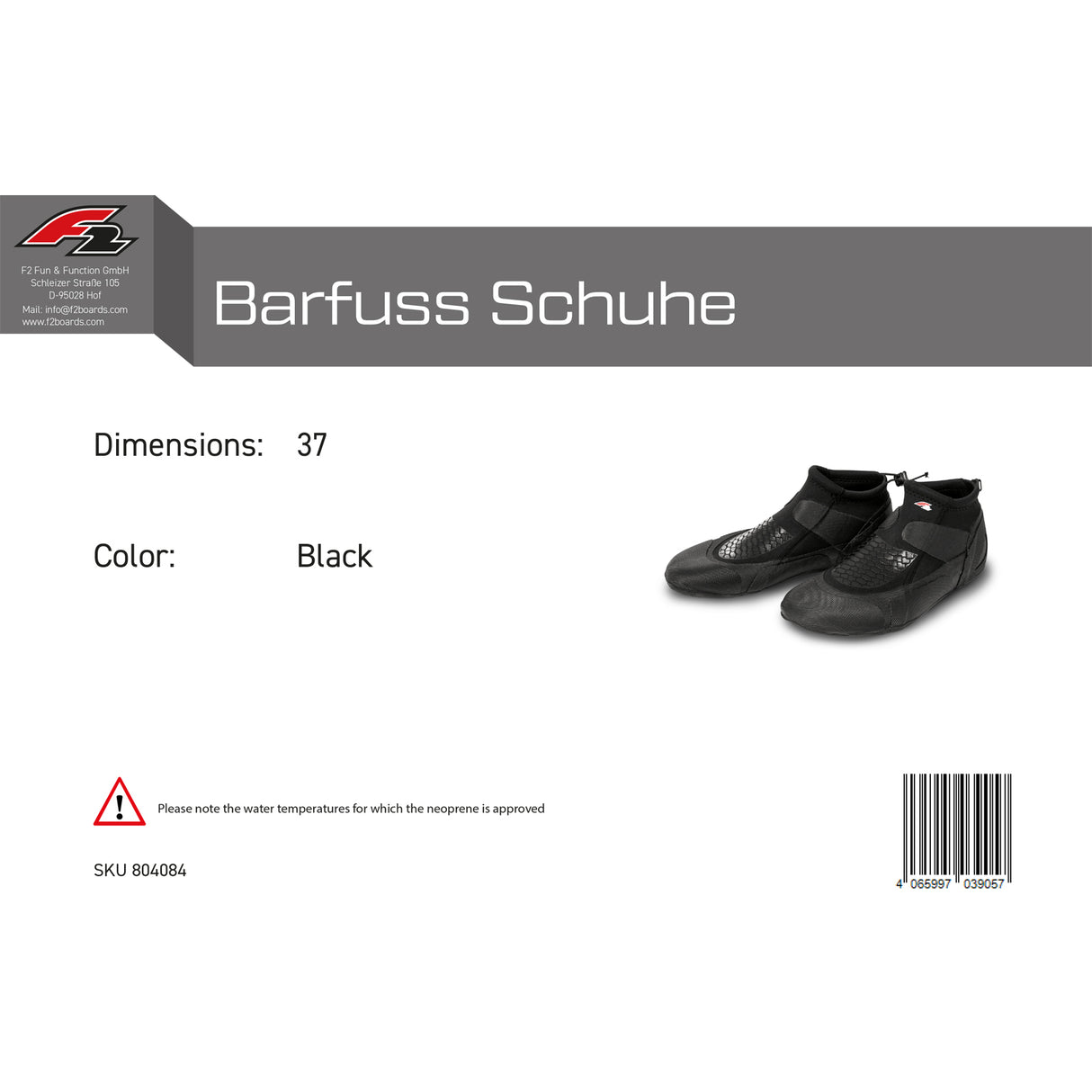 F2 Neopren Schuhe Barfuss Surfschuhe 36-48 Modell wählbar Hoch Flach Split Toe