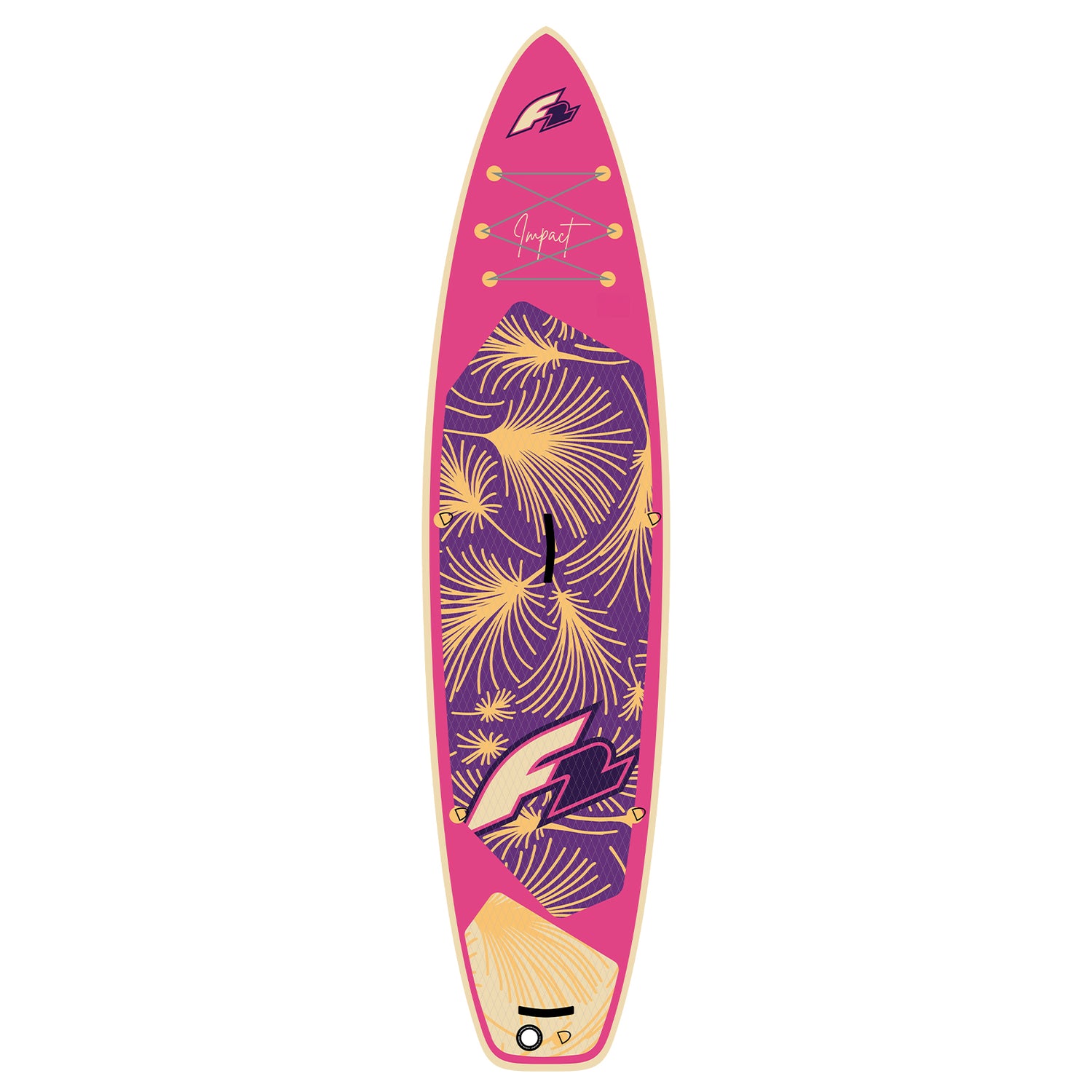 F2 Damen SUP Stand Up Paddle Board Impact Pink - Größe wählbar