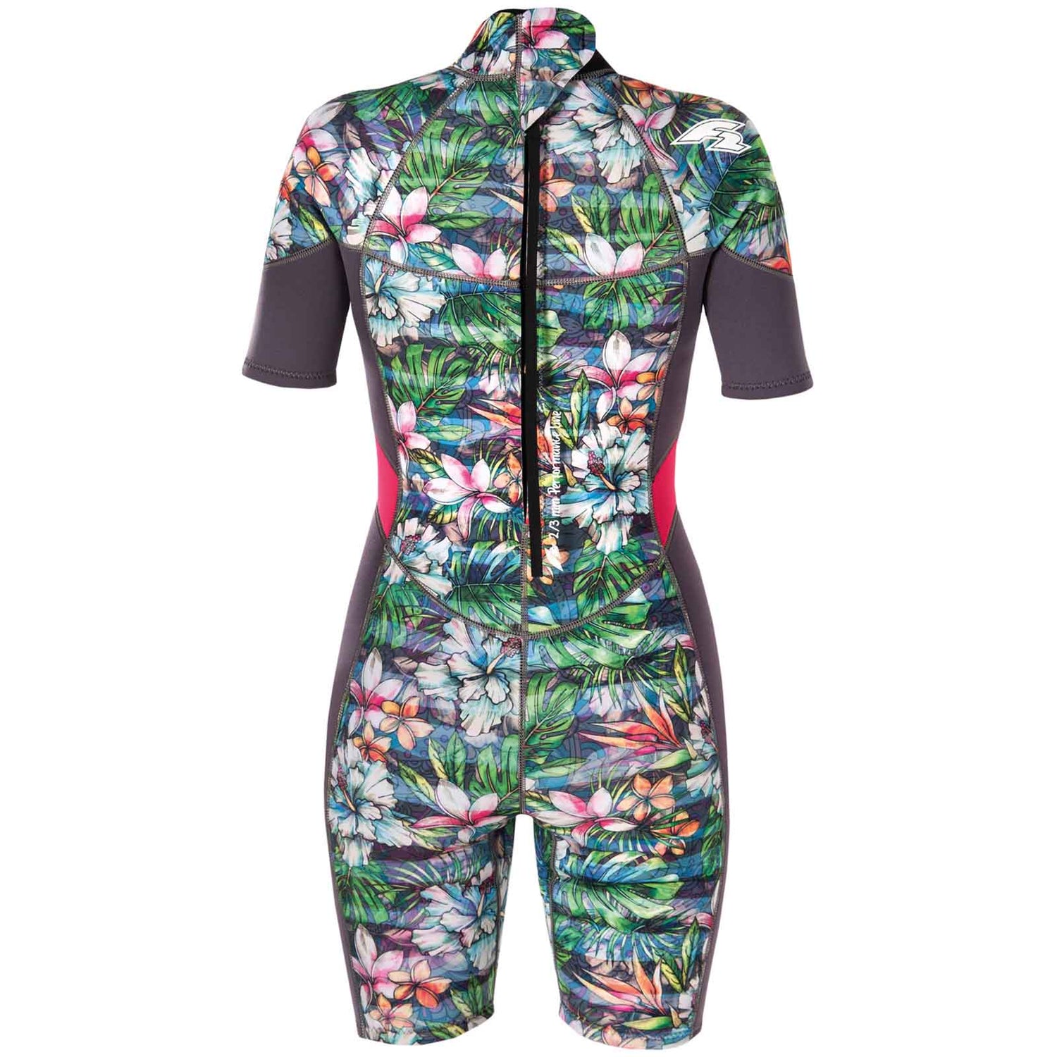 F2 Damen Neopren Anzug Happiness Shorty 3/2 mm Größe wählbar Multicolor 2024/25
