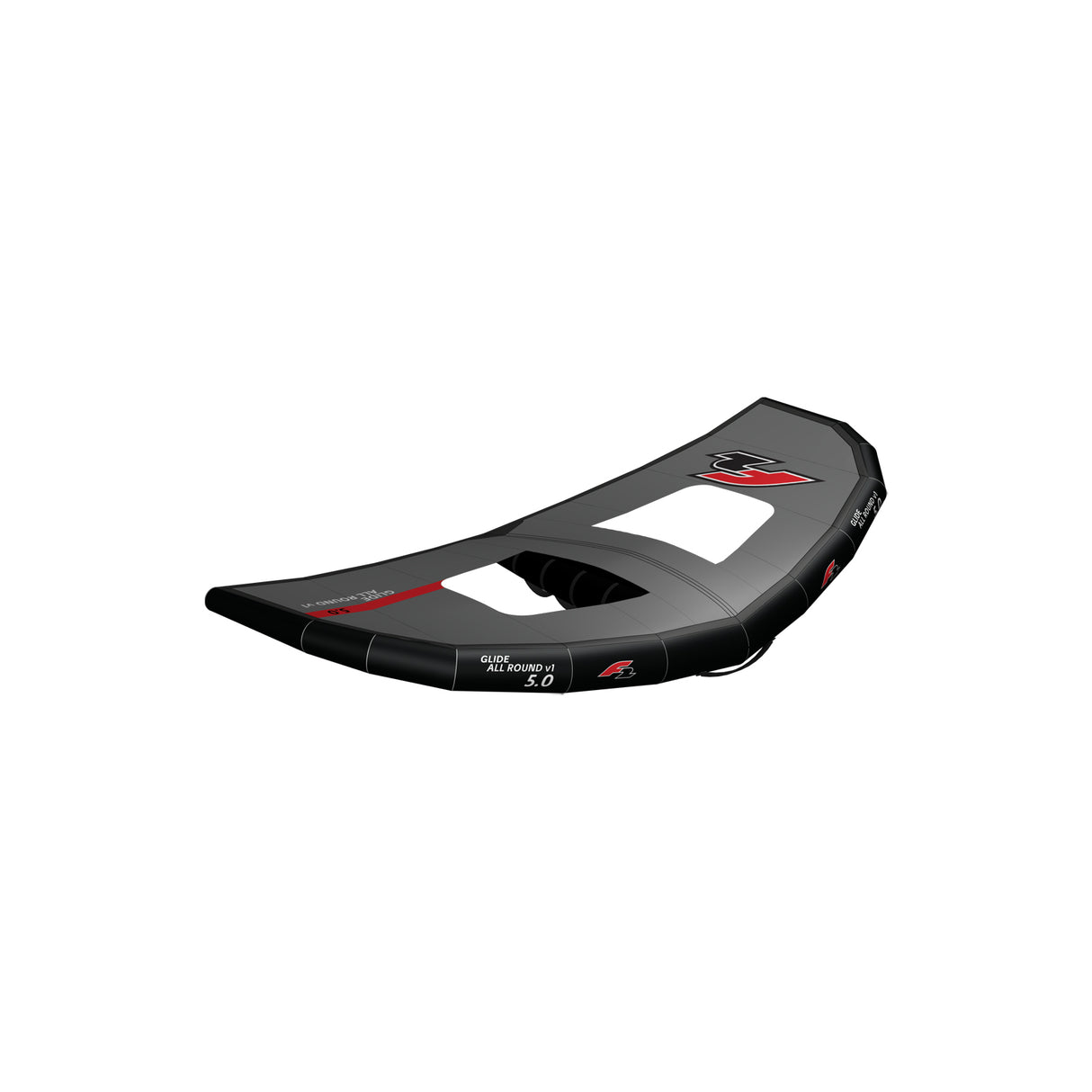 F2 Wing Glide Allround Wing 3-6qm Größe wählbar Schwarz/Grau 2024/25