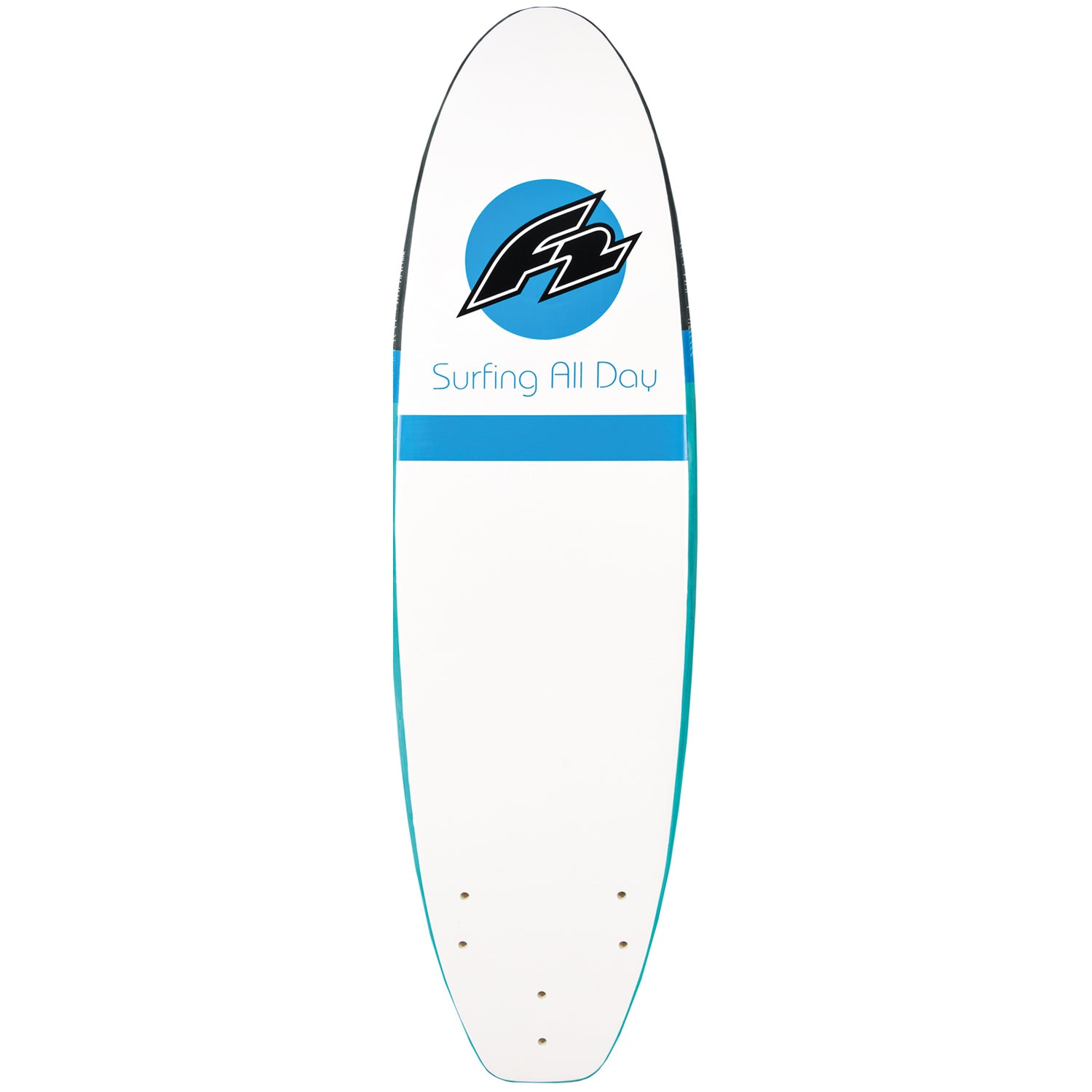 F2 Wellenreiter Softboard Epoxy 6'6"/8'0" wählbar Türkis 2024/25