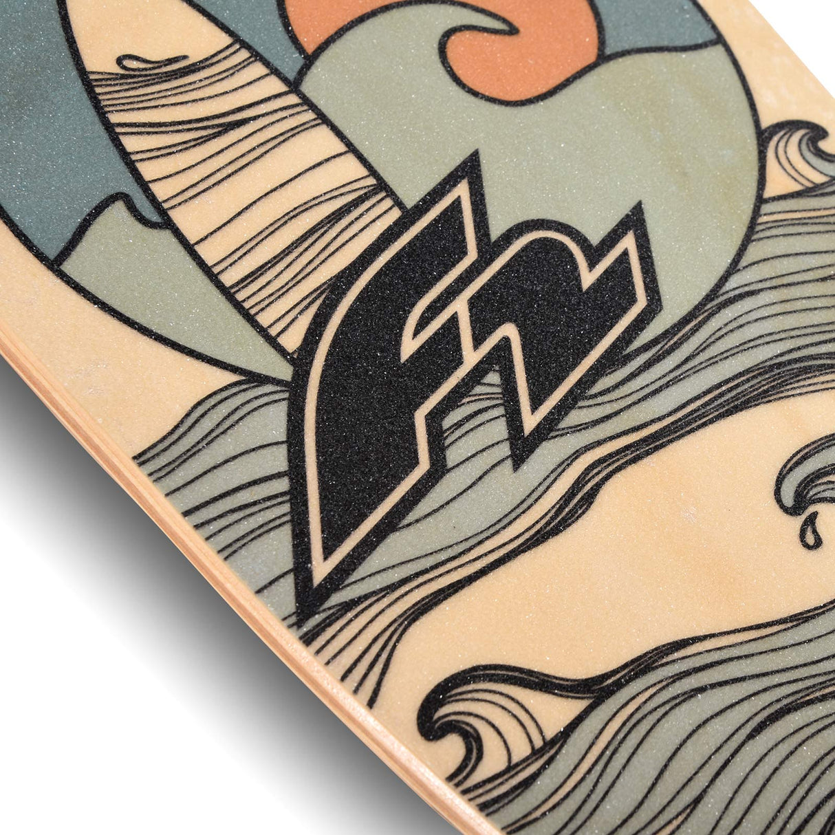 F2 Set Balance Board Peanut 86x32cm mit Korkrolle