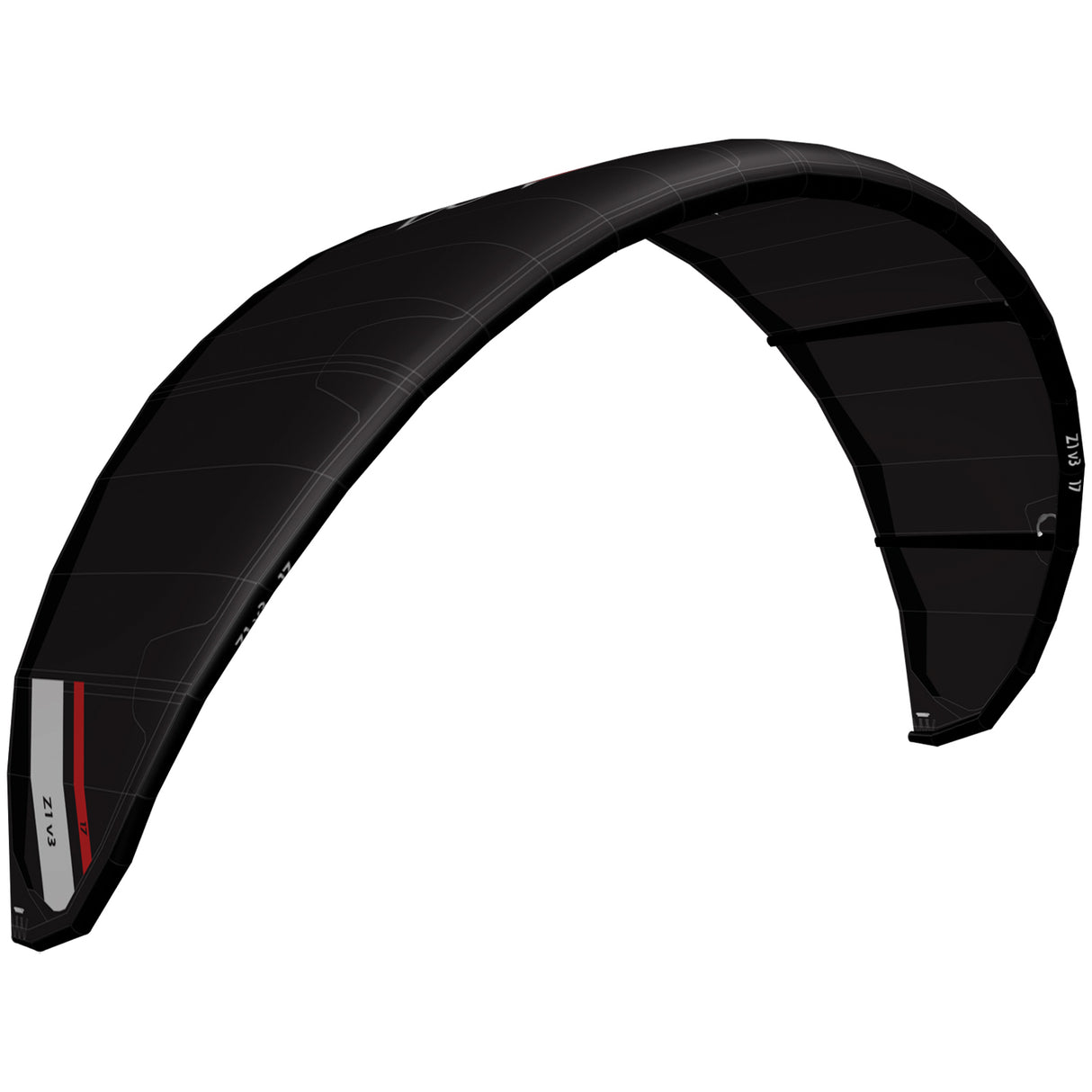 F2 Kite Z1 V3 17-19qm Größe wählbar Schwarz 2024/25