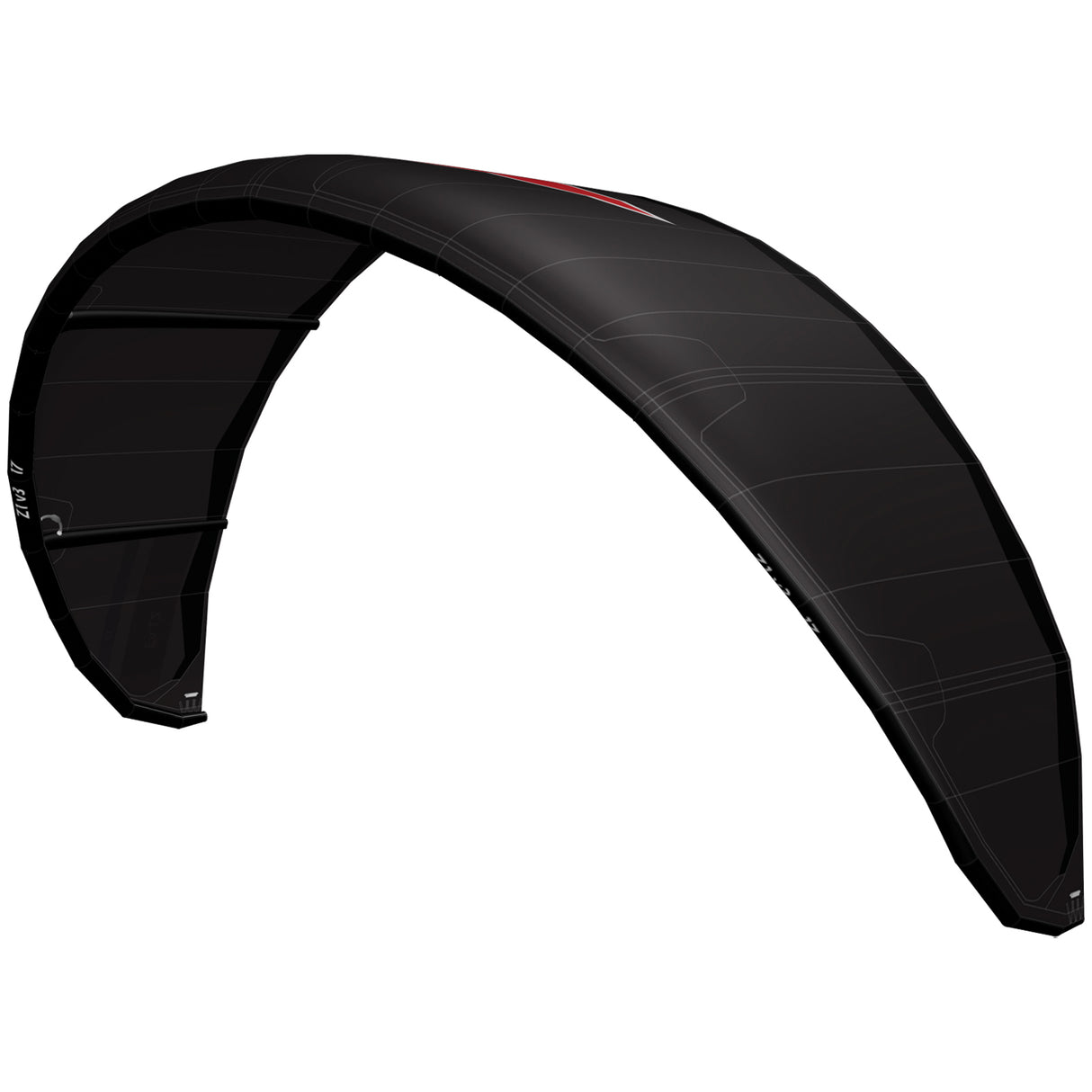 F2 Kite Z1 V3 17-19qm Größe wählbar Schwarz 2024/25