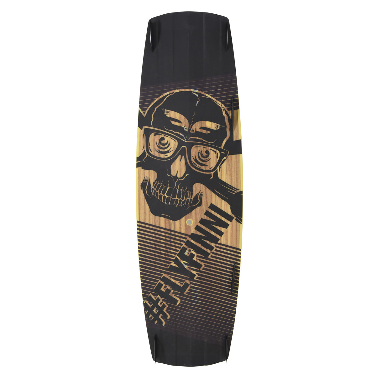 F2 Kiteboard Finn Promodel Wood 132-136cm Größe wählbar Schwarz 2023/24