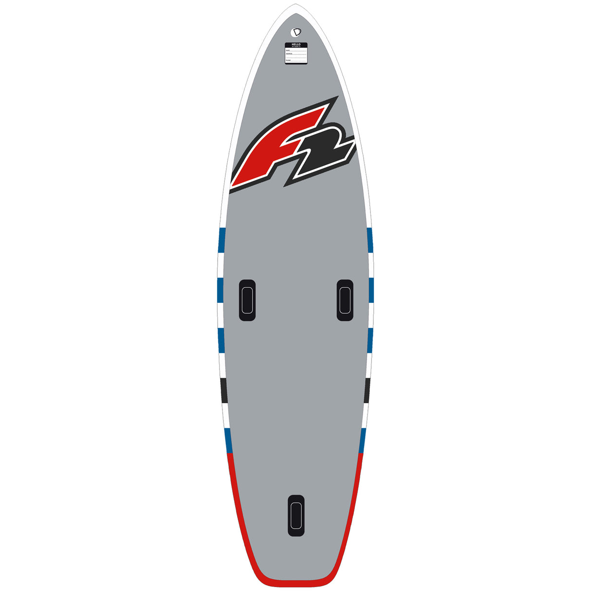 F2 SUP Stand Up Paddle Board Glide Surf 10'2''/10'8"/11'7" wählbar Grau