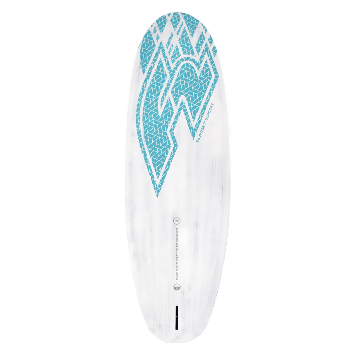 F2 Windsurfboard Sunset Sport 126-151L Größe wählbar Weiss/Blau 2024/25