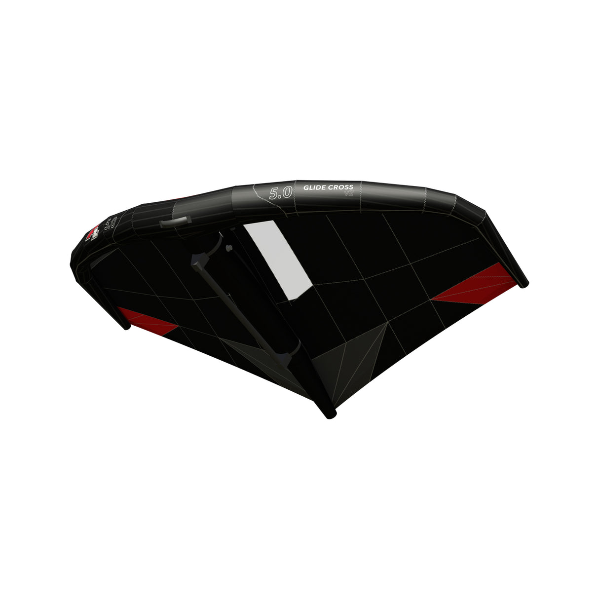 F2 Wing Glide Cross Stiff Handle 3,5-7,5qm Größe wählbar Schwarz 2024/25