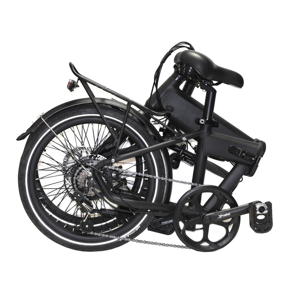 F2 E-Bike Faltbar Folding Compacter Faltrad Pedelec 20kg 20" Schwarz