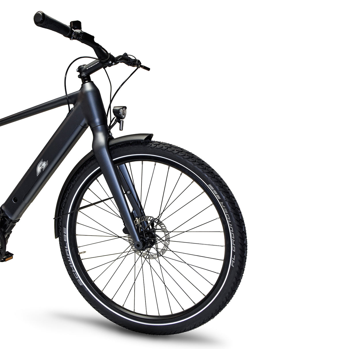F2 E-Bike Touring Citysurfer Premium Pedelec 18,5kg 27,5" Schwarz