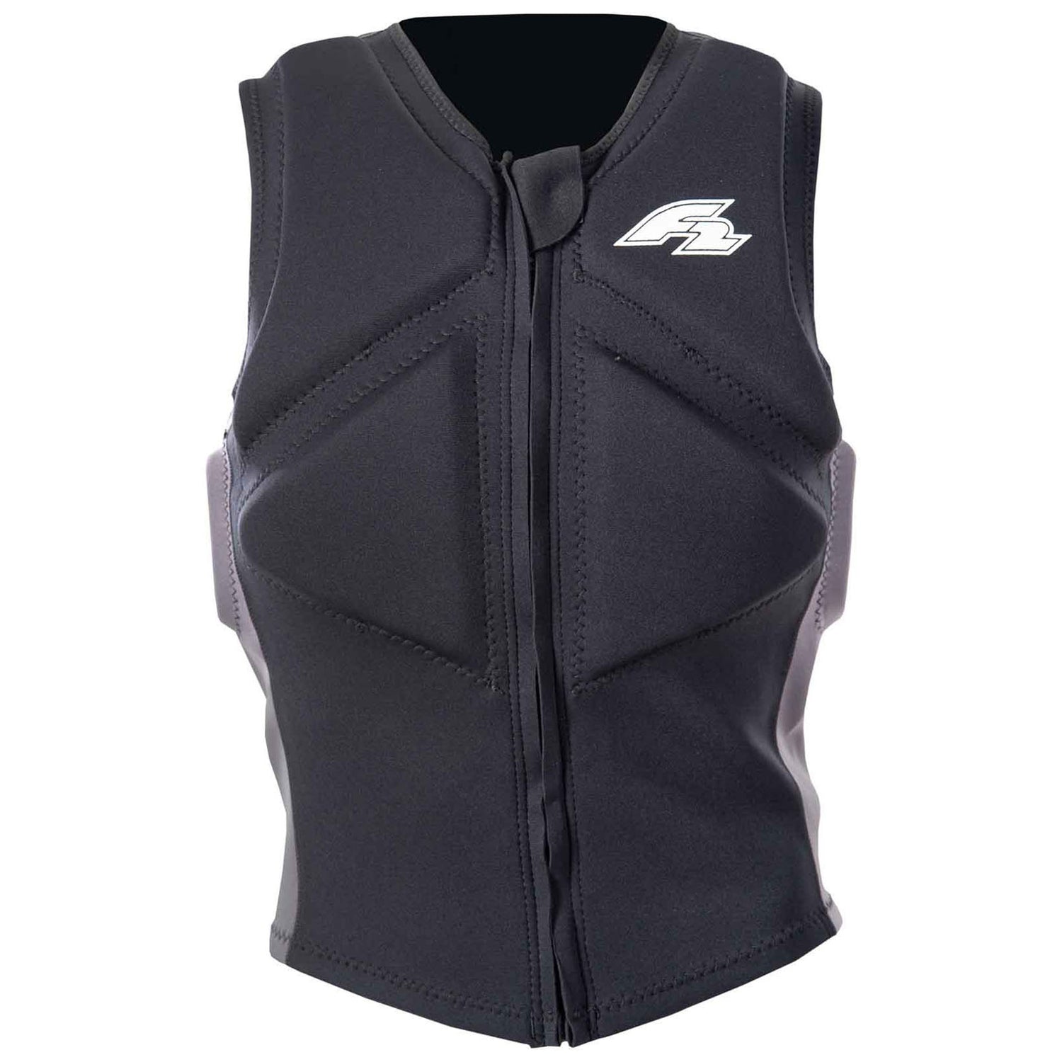 F2 Herren Prallschutz Weste Kite & Surf Weste S-XXL Größe wählbar Schwarz 2025