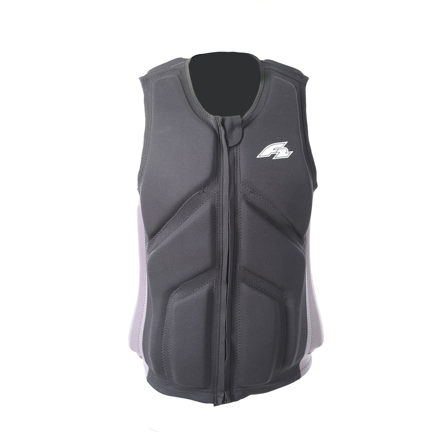 F2 Herren Prallschutz Weste Wake & Sup S-XXL Größe wählbar Schwarz