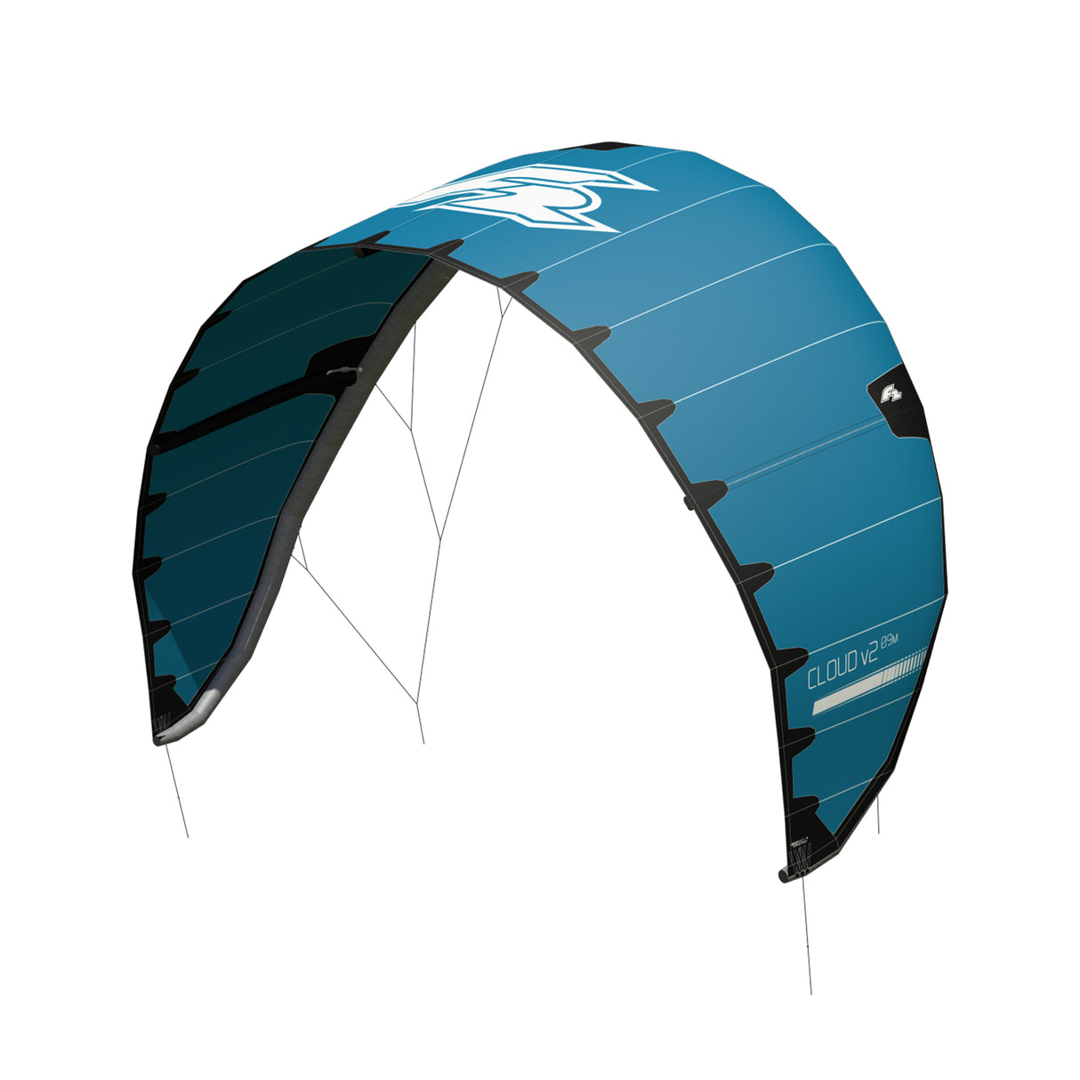 F2 Kite Cloud mit E-Pumpe Zetta - Größe wählbar Blau