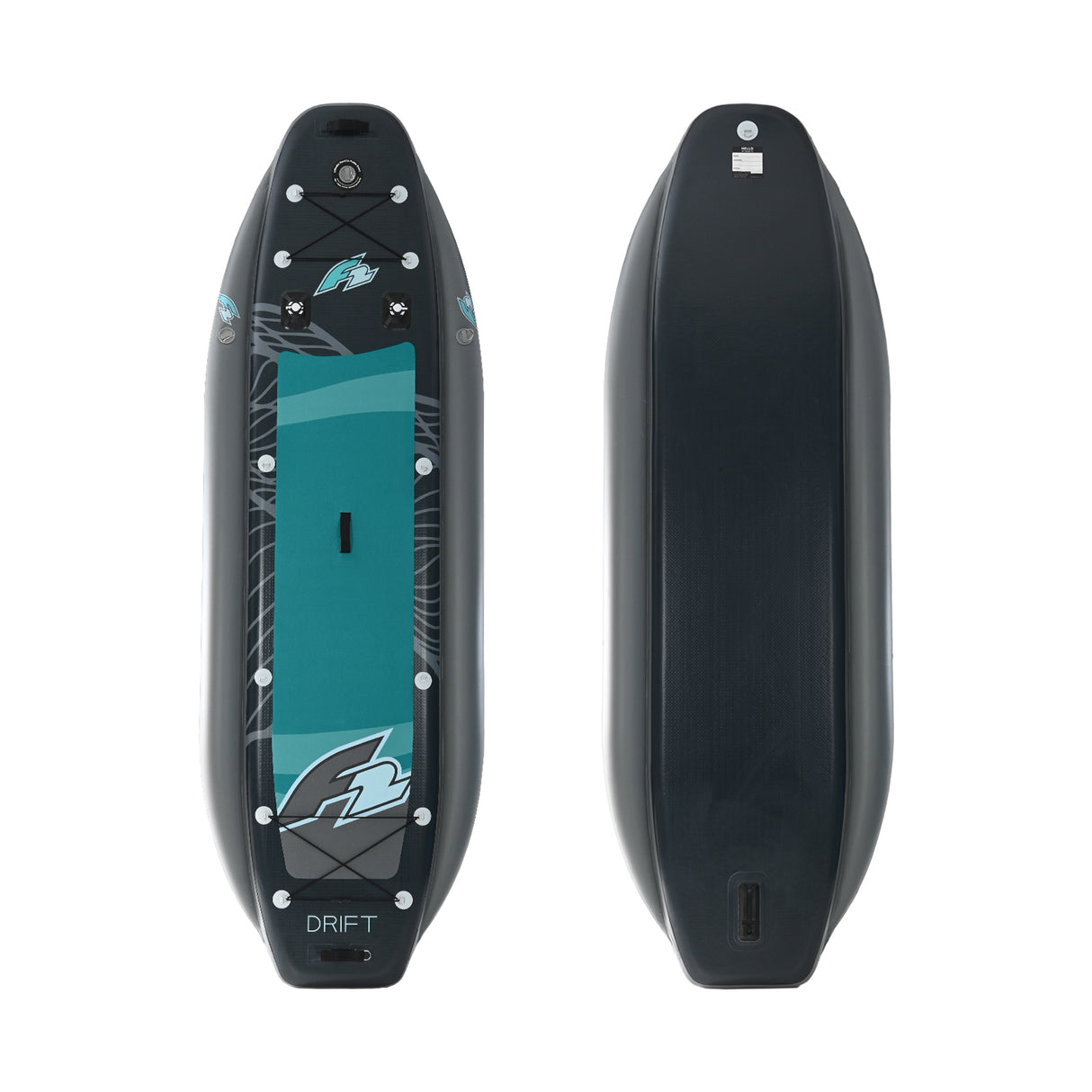 F2 Inflatable Kajak Set Drift Aufblasbar 335cm Grün
