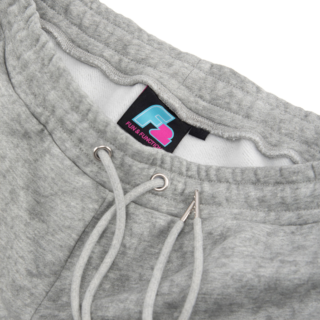 F2 Retro Vegas Jogginghose Ash Damen Grau - Größe wählbar