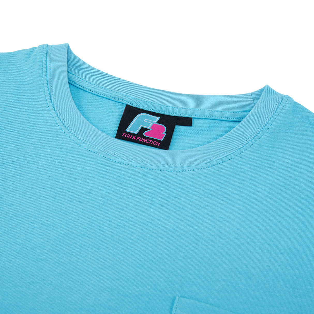 F2 Retro T-Shirt Xantos Aqua Unisex Tshirt Blau - Größe wählbar