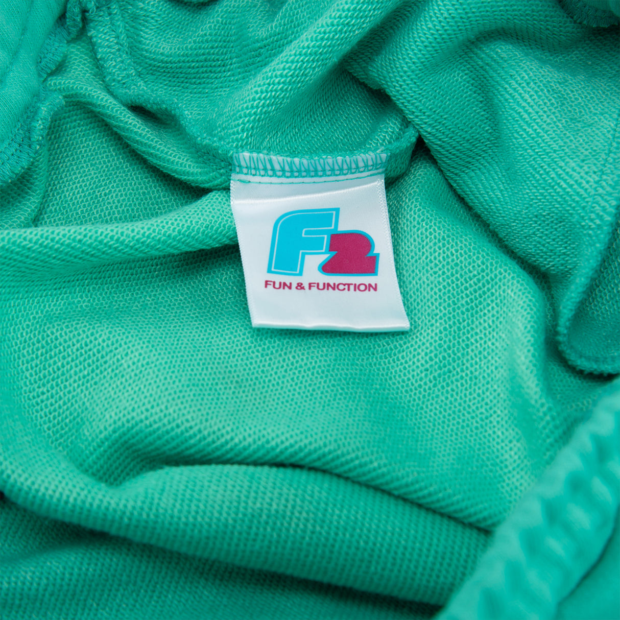 F2 Retro Silberpfeil Shorts Oceangreen Sweatshorts Türkis - Größe wählbar