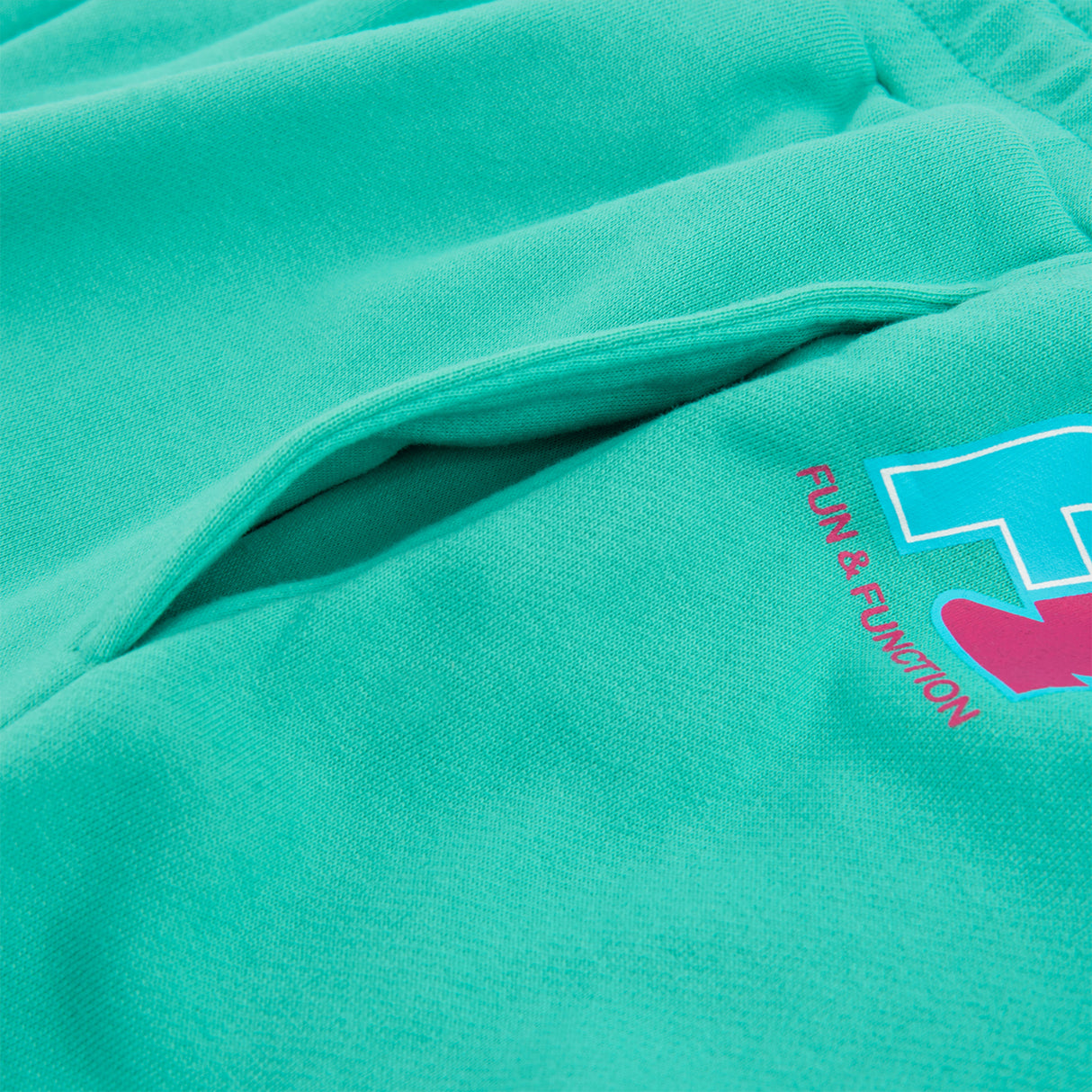 F2 Retro Silberpfeil Shorts Oceangreen Sweatshorts Türkis - Größe wählbar