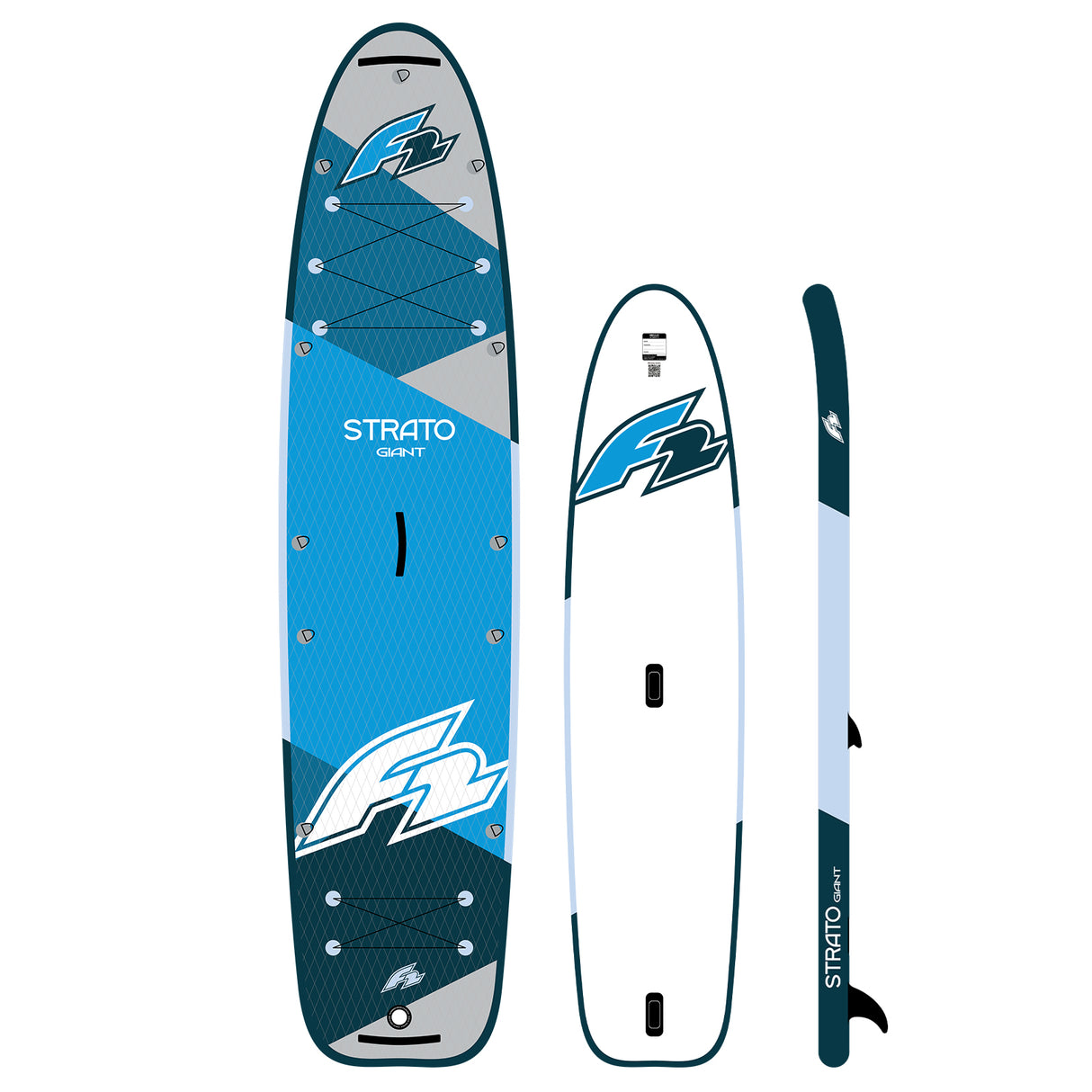 F2 SUP Stand Up Paddle Board Strato Giant Blau - Größe wählbar