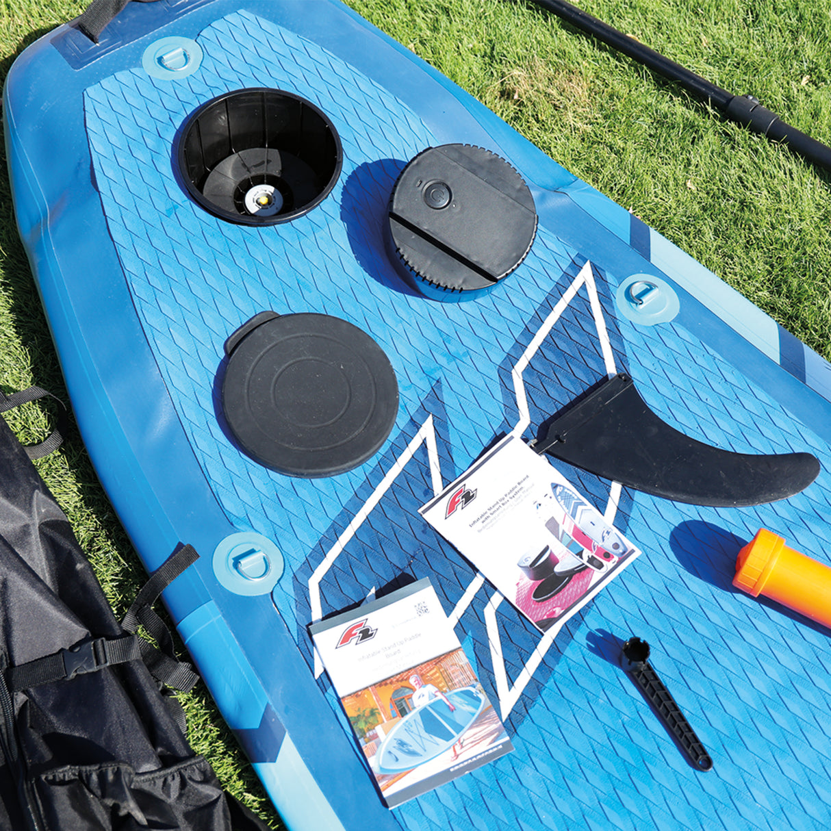 F2 Stand Up Paddling Smart Box Pump SUP 180mm Schwarz