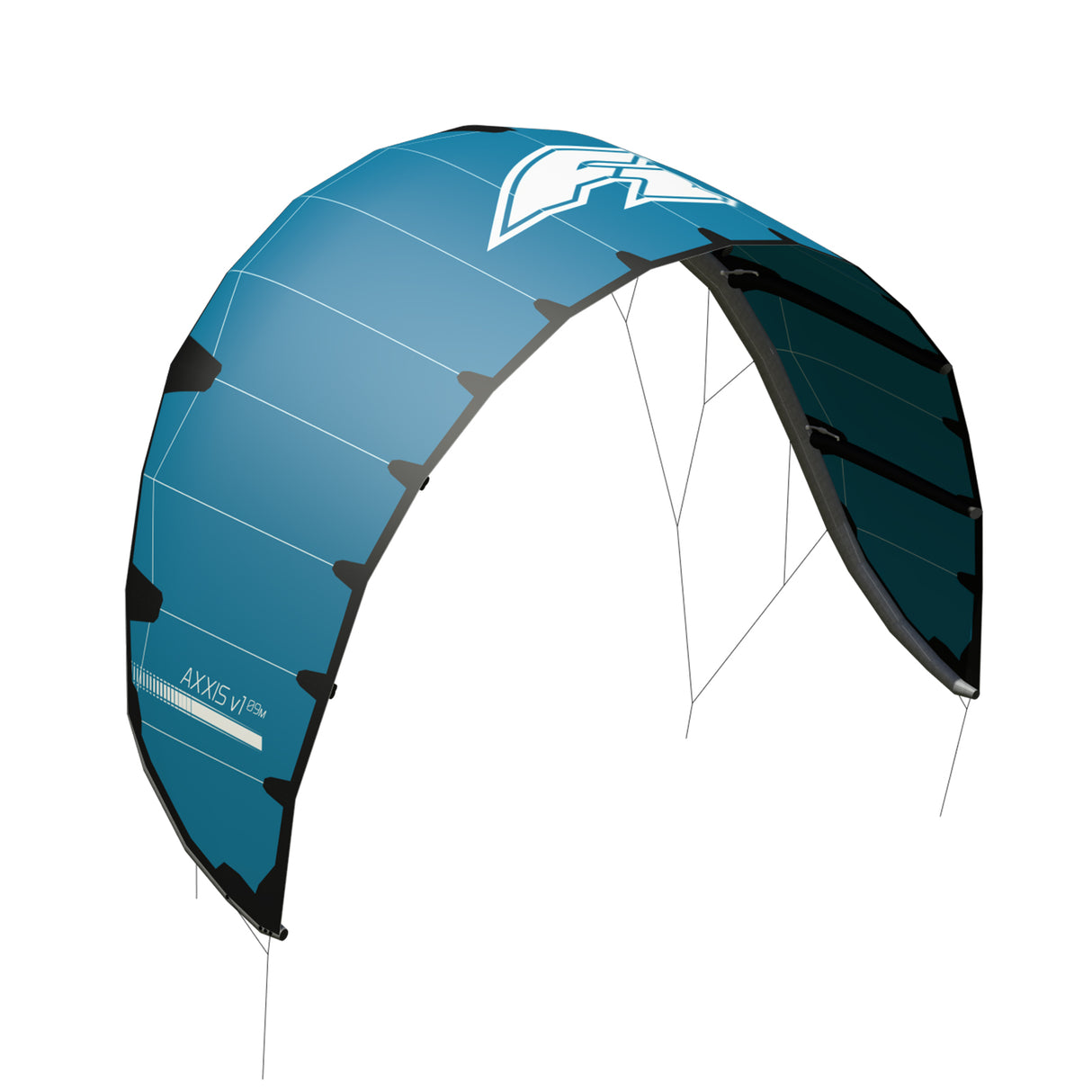 F2 Kite Axxis mit E-Pumpe Zetta - Größe wählbar Blau