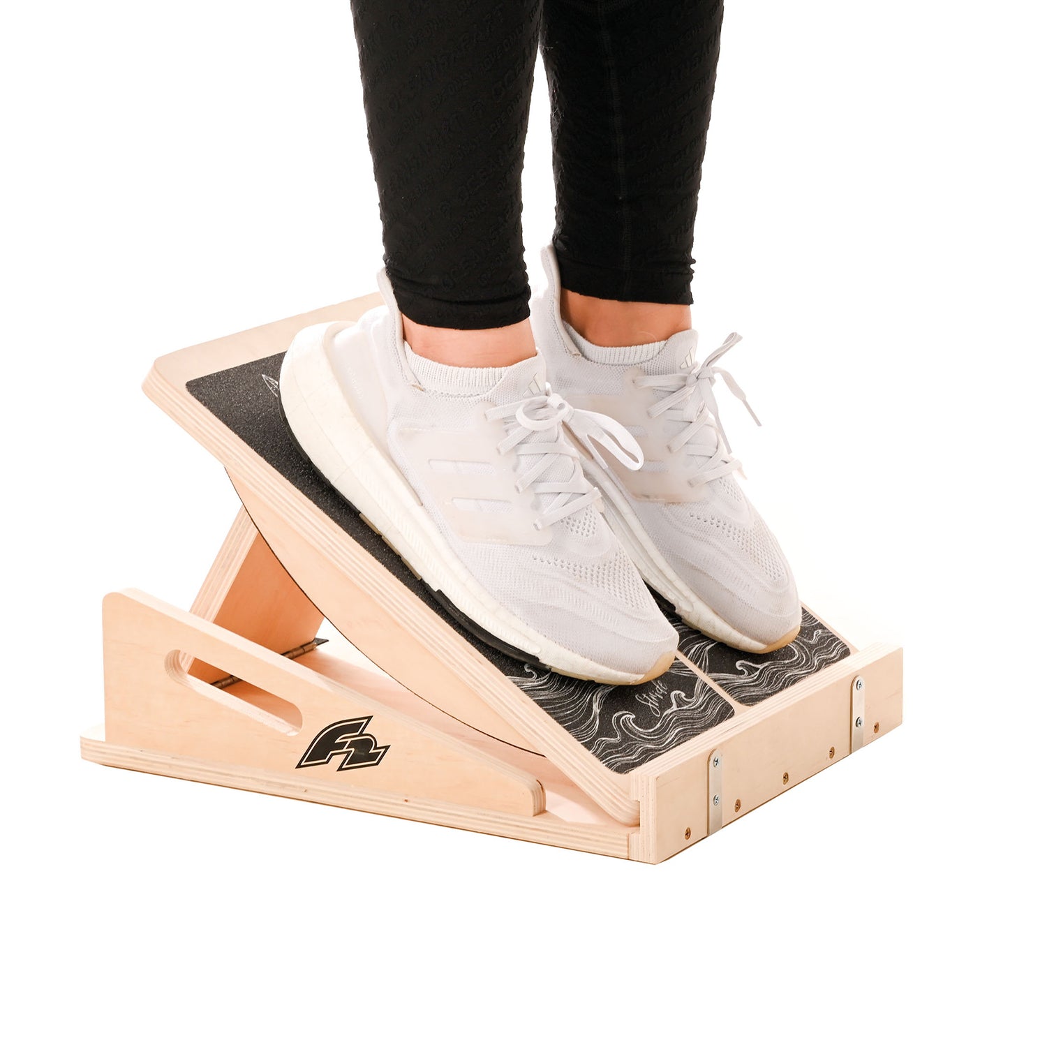 F2  Balance Board Step Board Multi Trainingsgerät Verstellbar  Holz
