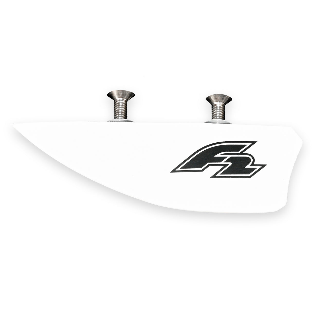 F2 Kiteboard Finne GFK Finne einzeln Weiss - Größe wählbar