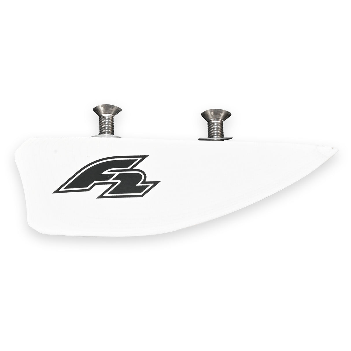 F2 Kiteboard Finne GFK Finne einzeln Weiss - Größe wählbar