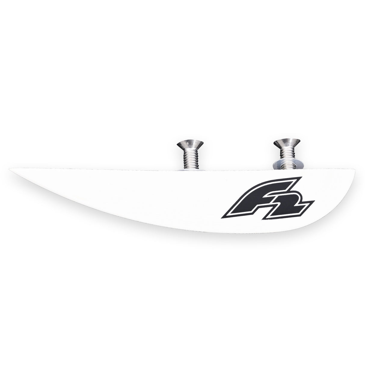 F2 Kiteboard Finne GFK Slider Finne einzeln 2,5cm Weiss