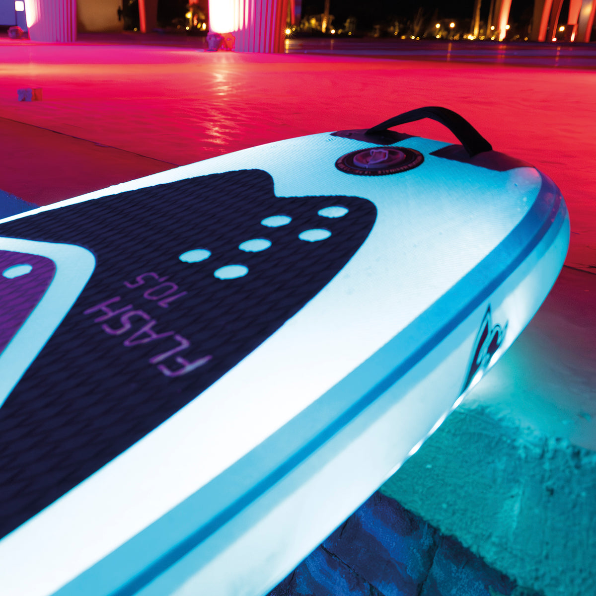 F2 Stand Up Paddle Board Flash Leucht SUP Blau - Größe wählbar