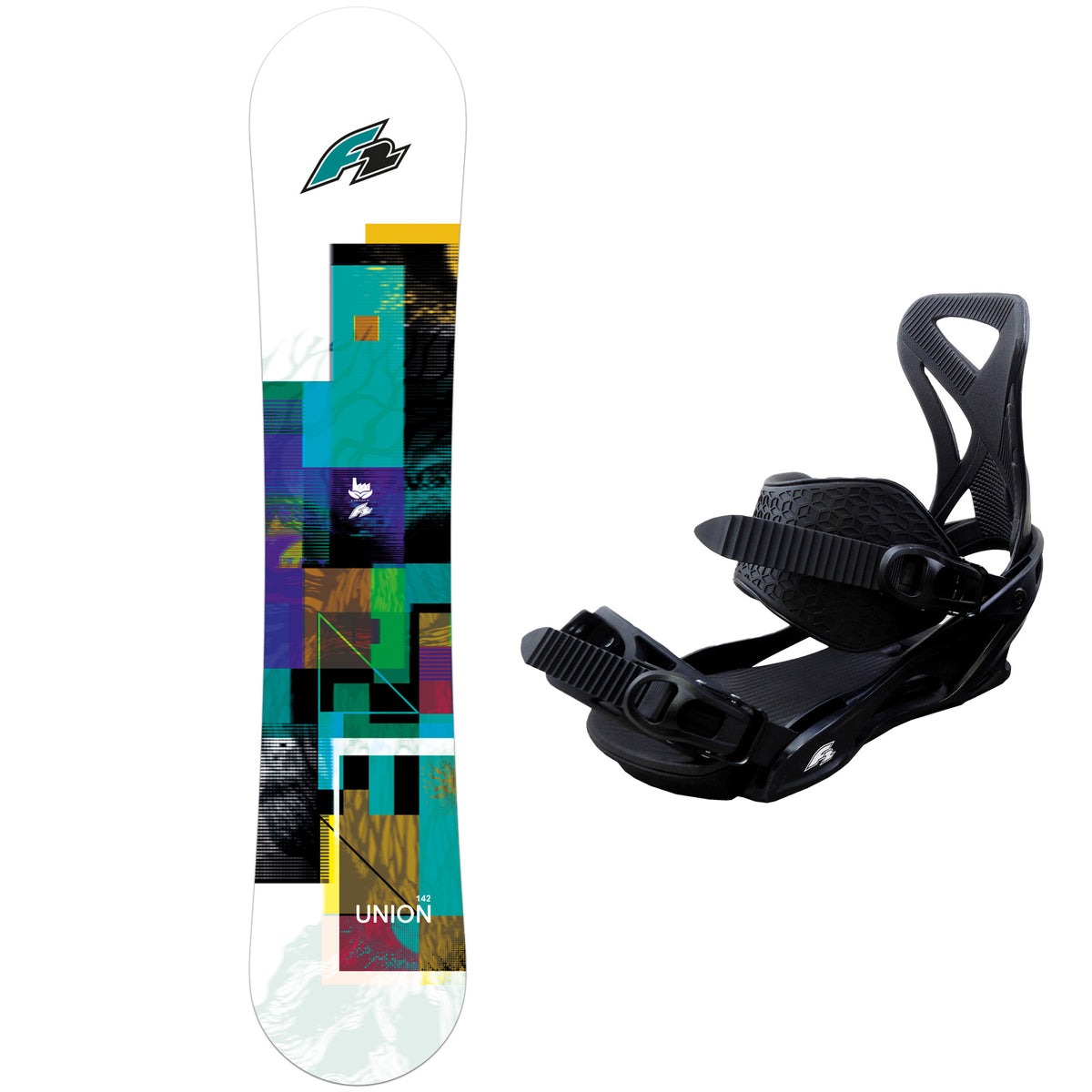 F2 Set Herren Snowboard Union Mustard mit Bindung Sonic Pro Größen wählbar