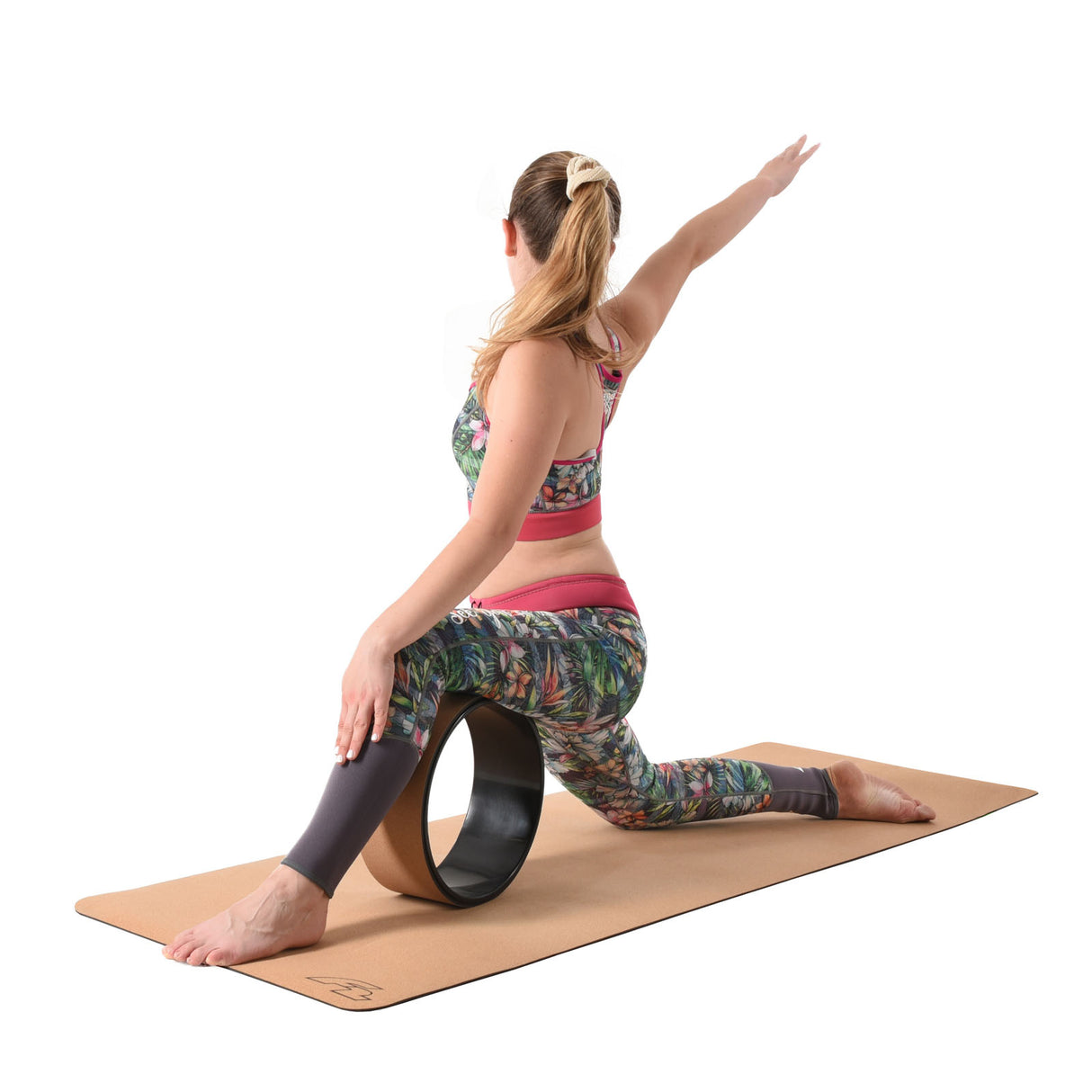 F2 Set Yoga Rad 32x13cm mit Yoga Matte 183x61cm Dharma Rad Yoga Wheel