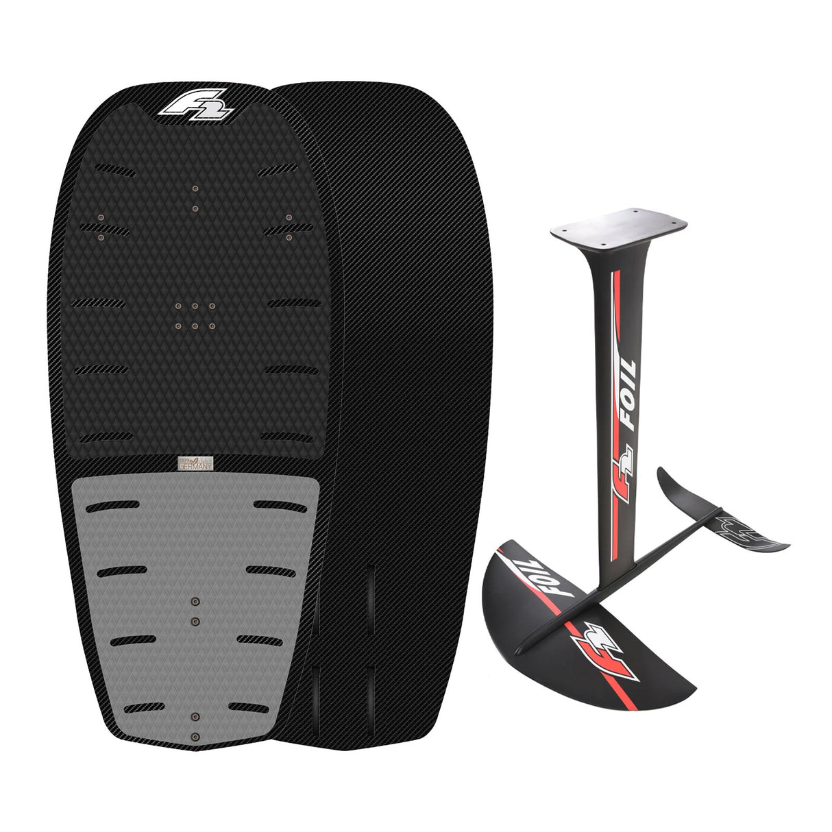 F2 Set Foilboard Ocean Carbon + Kite Foil Alu Carbon Größe wählbar Modell 2025