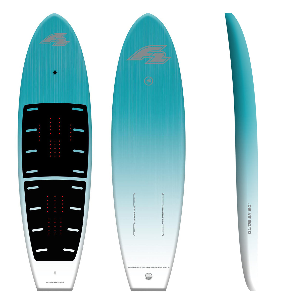 F2 Set Foilboard Glide Ex 100L mit Alu Foil 2000 + Allround Wing 4qm