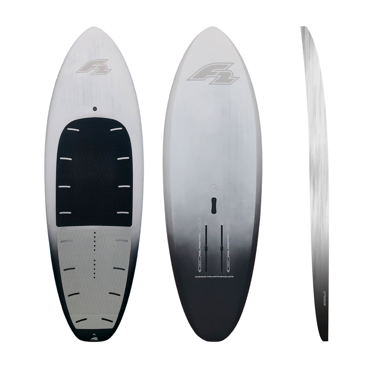 F2 Set Foilboard Glide Starlit Team + Alu Limited Foil + Allround Wing Komplettset Größen wählbar