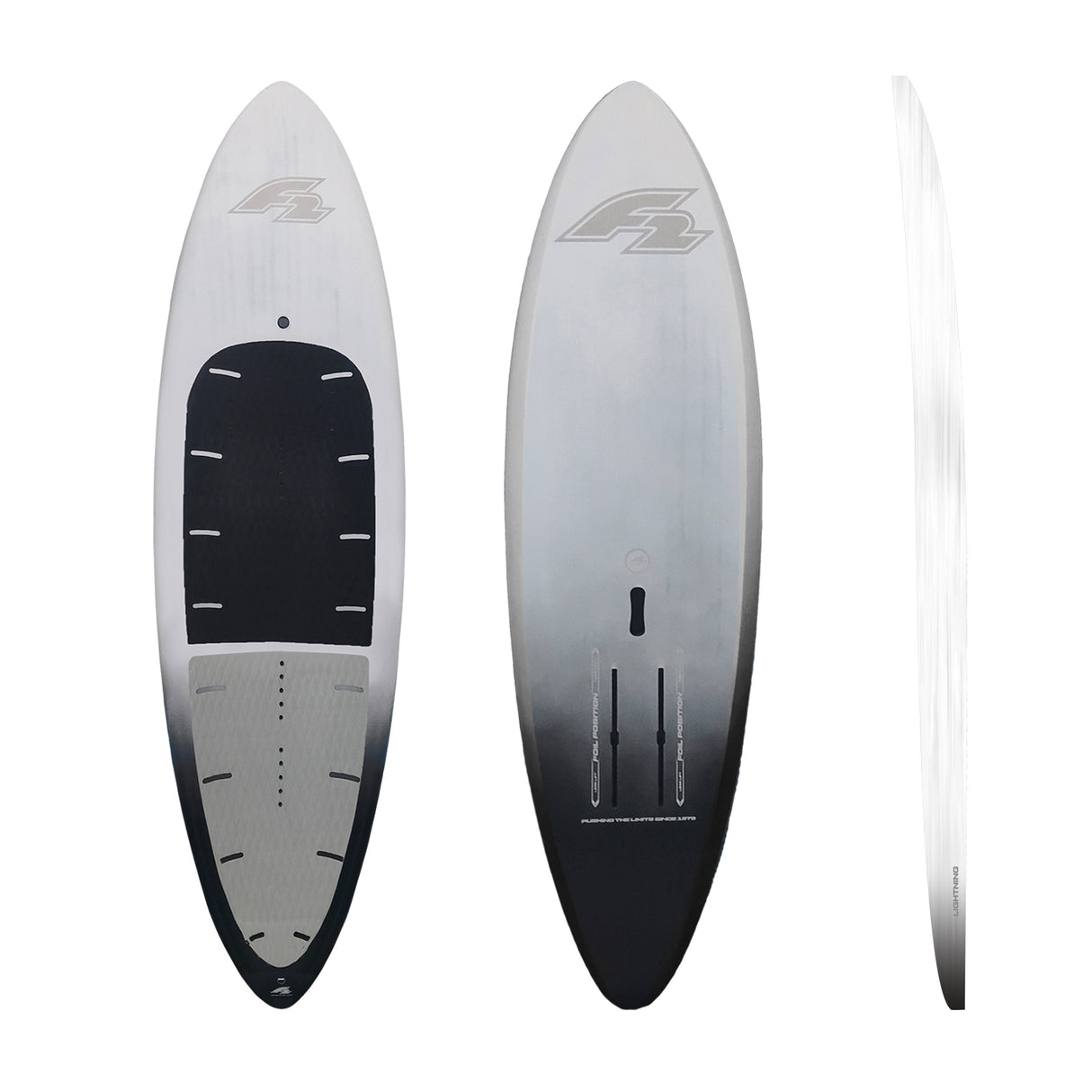 F2 Set Foilboard Glide Lightning Team + Alu Limited Foil + Allround Wing Komplettset Größen wählbar