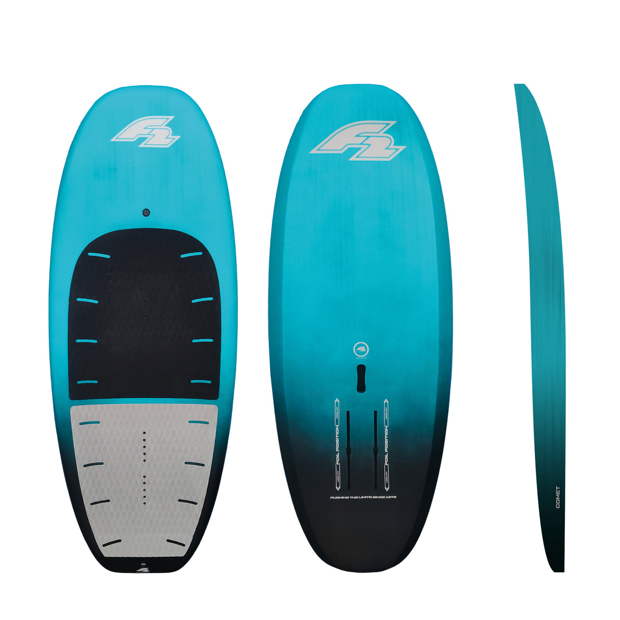 F2 Set Foilboard Glide Comet Team + Alu Limited Foil + Allround Wing Komplettset Größen wählbar