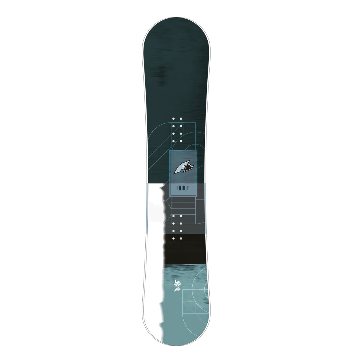 F2 Set Snowboard Junior Union Aqua 125cm + Pipe Bindung S