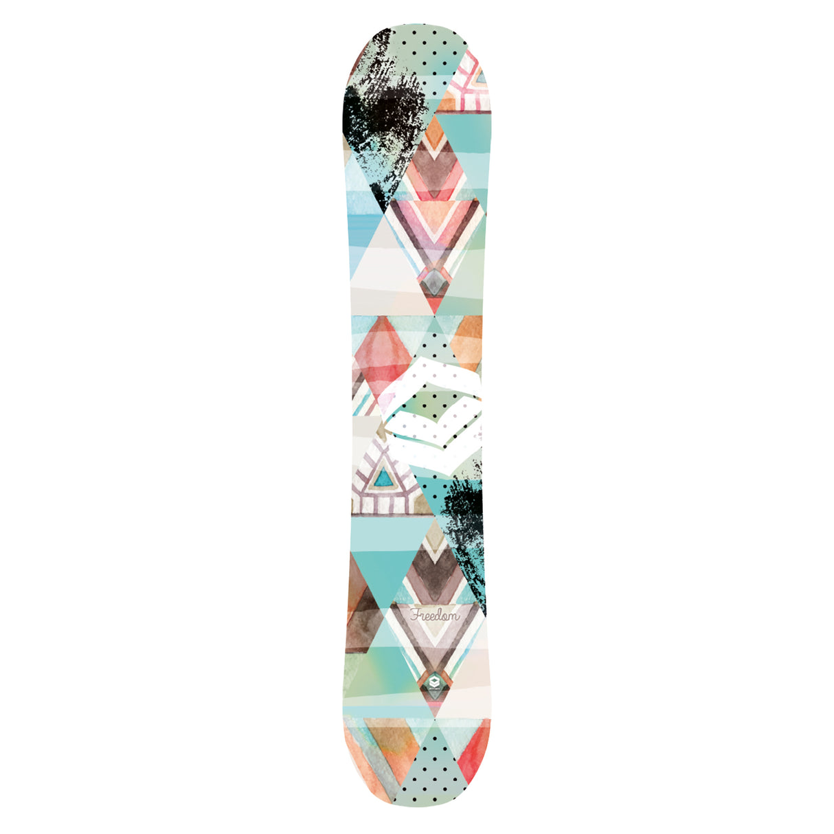 F2 Set Damen Snowboard Freedom HTSG Multicolor Sondermodell + Sonic Bindung M - Komplettset Größe wählbar