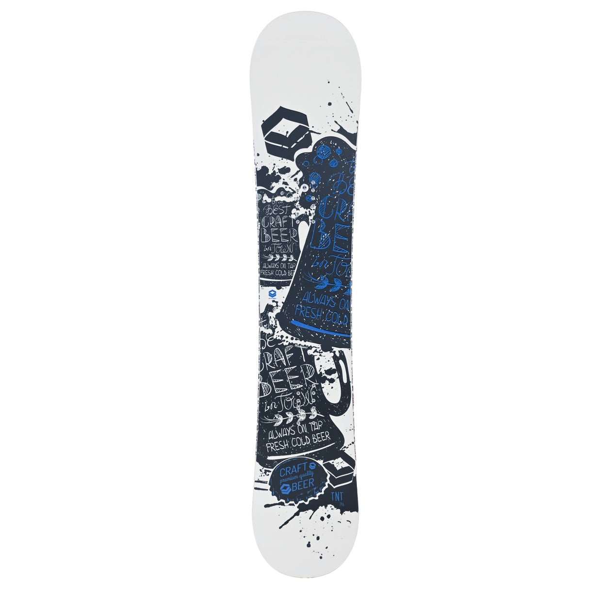 FTWO Set Snowboard TNT Blau 146cm mit Pipe Bindung M Sale