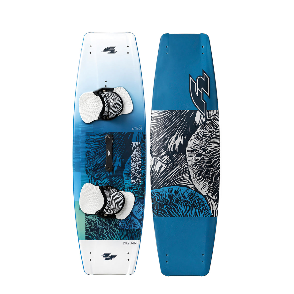 F2 Set Kite Bullit 9qm + Kiteboard Stride 133cm + Control Bar 52cm