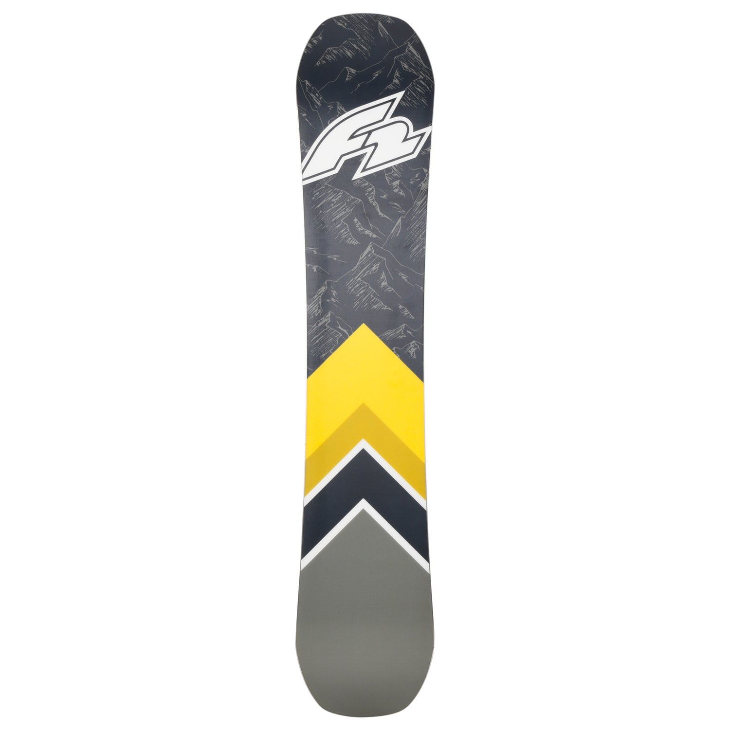 F2 Herren Snowboard T-Ride Wood Freeride Größe wählbar Schwarz/Grau 2023/24