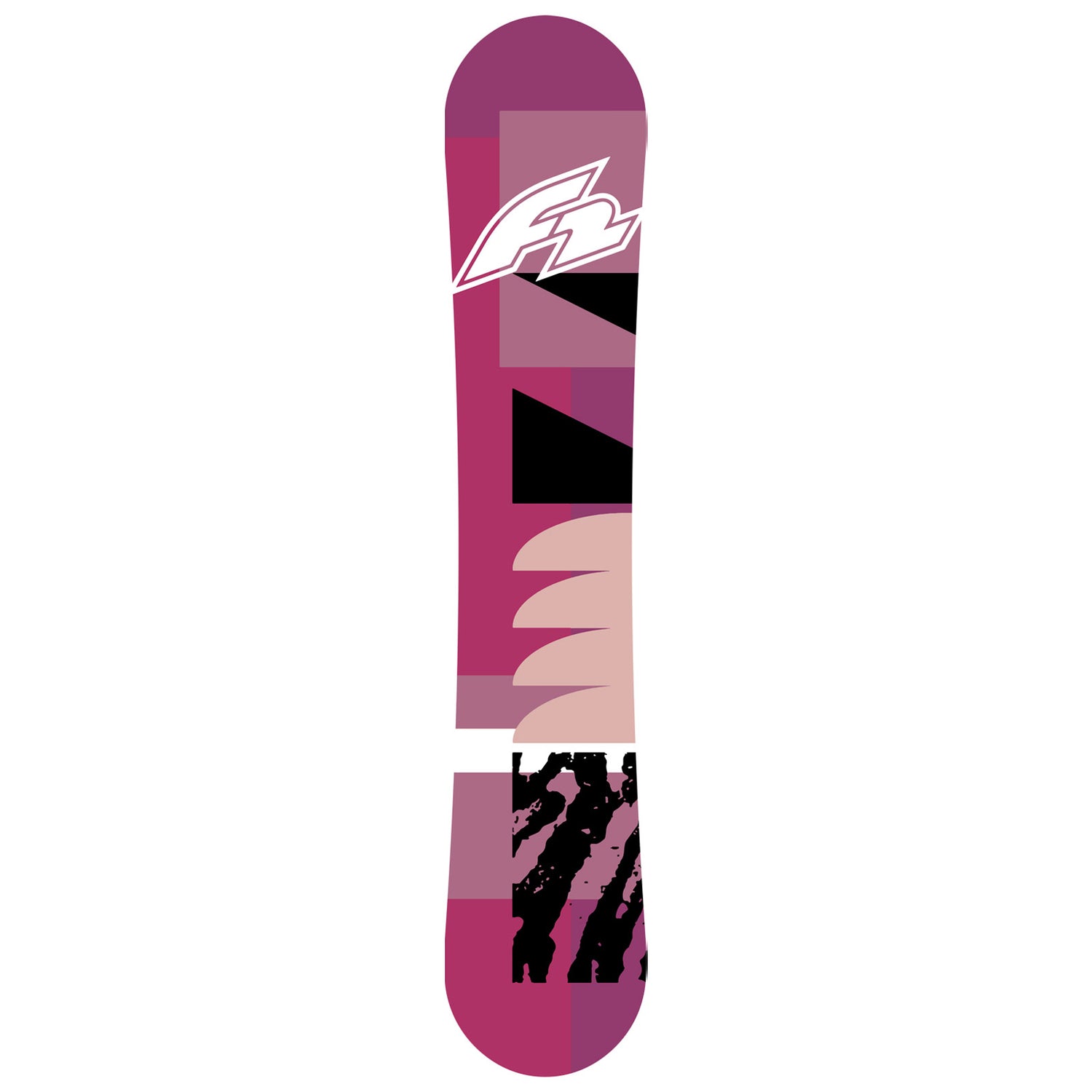 F2 Damen Snowboard Bloom Freeride/Freestyle Größe wählbar Weiß/Rosa 2023/24