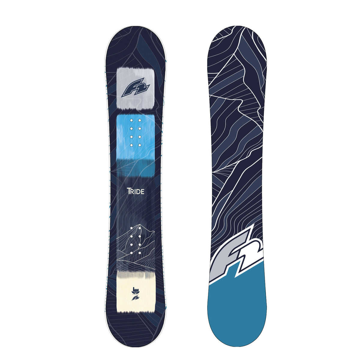 F2 Herren Snowboard T-Ride Freestyle Größe wählbar Navy 2024/25