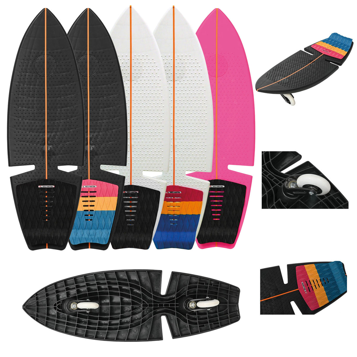 F2 Surf Waveboard Carving Board Street Surfer Skateboard Farbe wählbar 2025