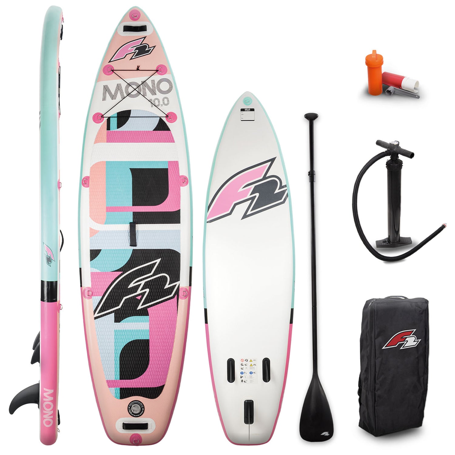 F2 Megasale Marken SUP Stand Up Paddle Boards - Modelle wählbar Vorjahresmodelle