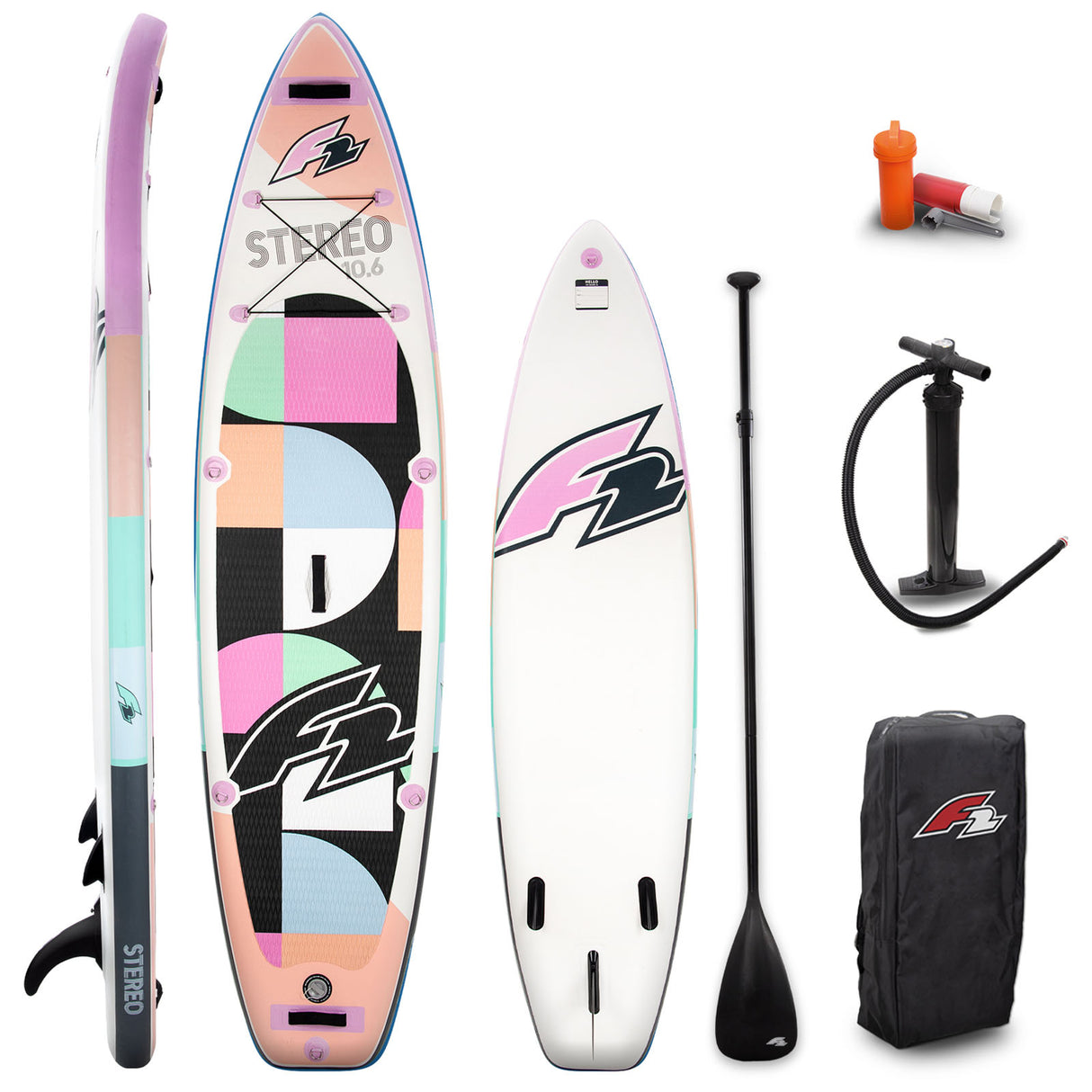 F2 Megasale Marken SUP Stand Up Paddle Boards - Modelle wählbar Vorjahresmodelle