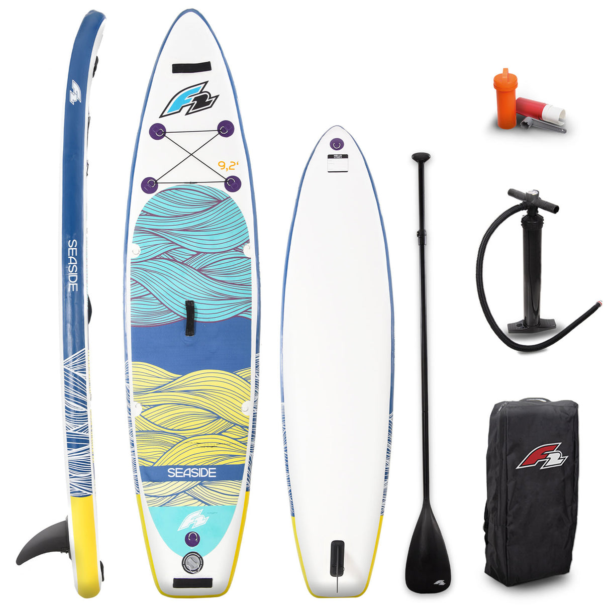 F2 Megasale Marken SUP Stand Up Paddle Boards - Modelle wählbar Vorjahresmodelle