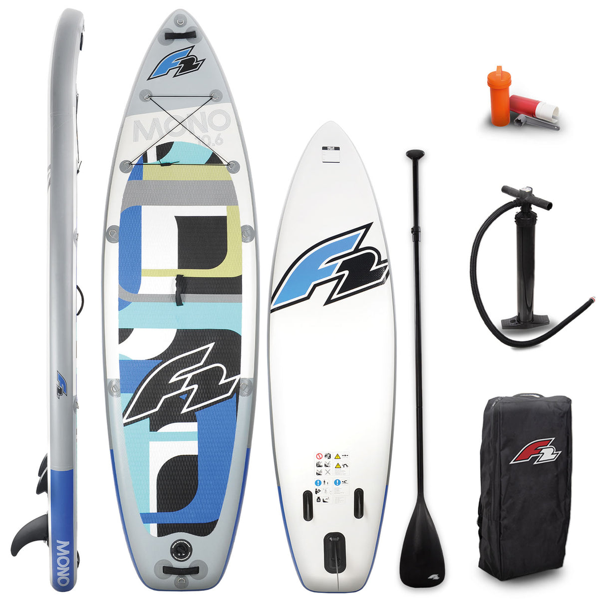 F2 Megasale Marken SUP Stand Up Paddle Boards - Modelle wählbar Vorjahresmodelle